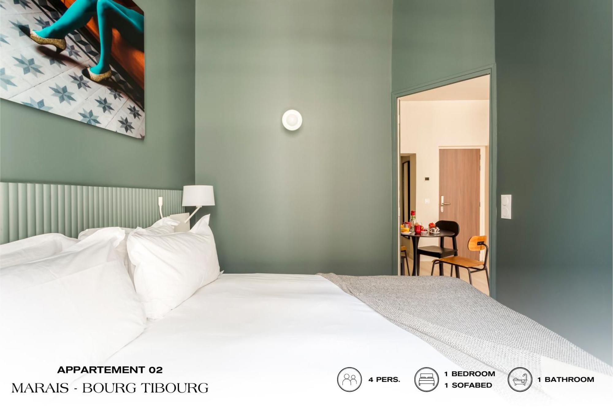 Appartement Beauquartier - Marais, Bourg Tibourg