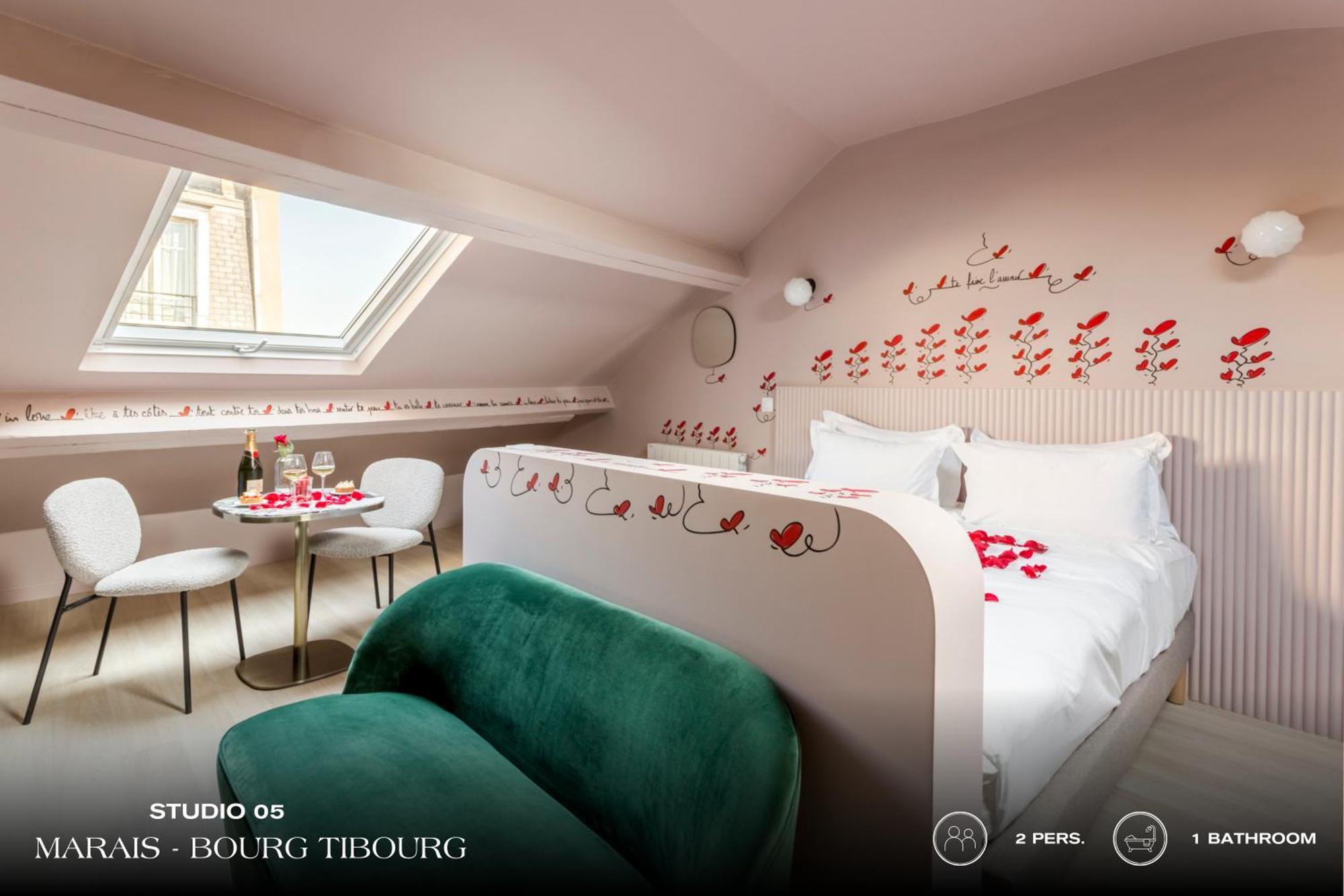 Beauquartier - Marais, Bourg Tibourg Appartement Parijs