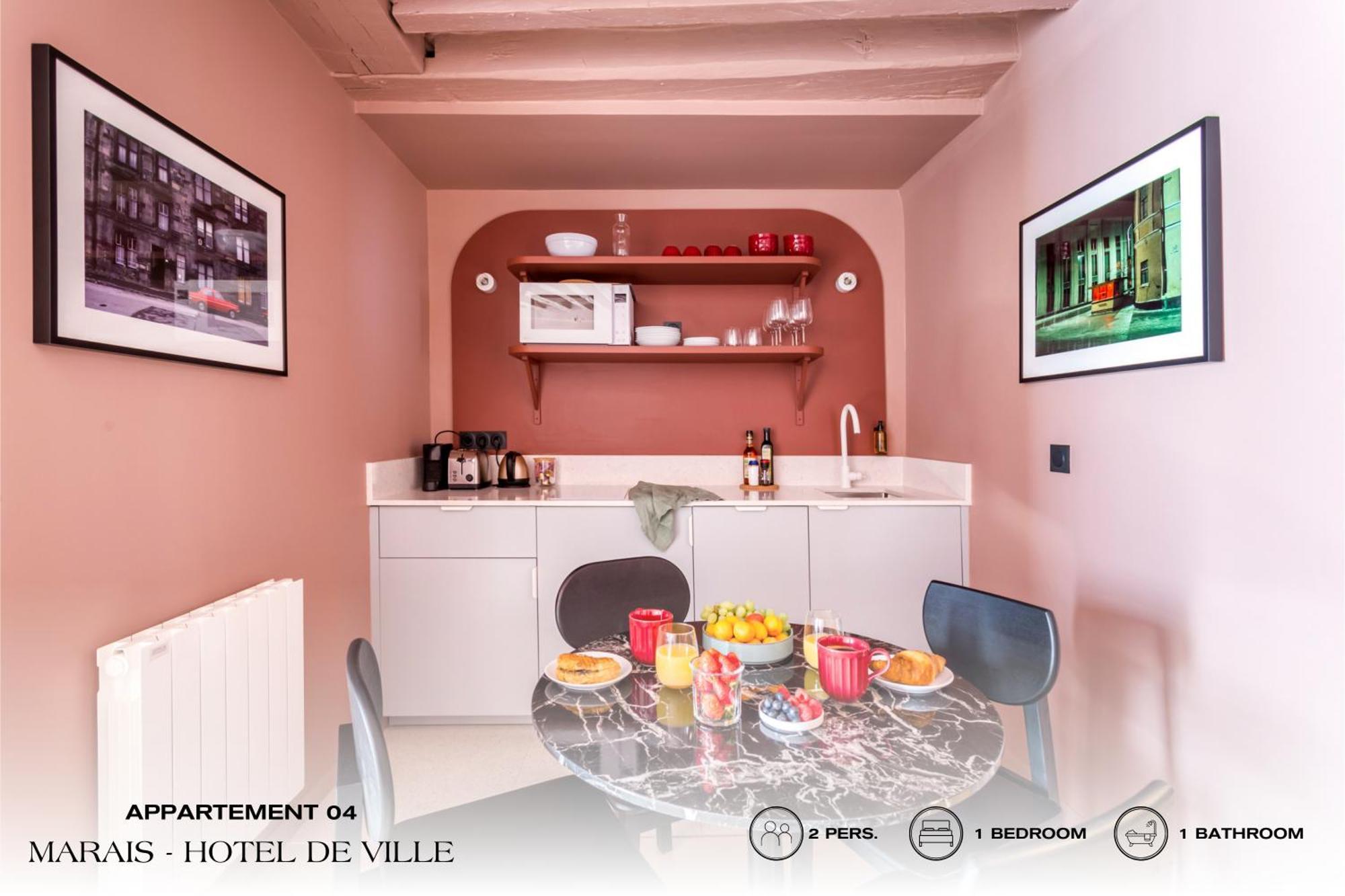 Beauquartier - Marais, Bourg Tibourg Appartement