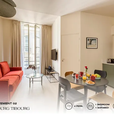 Beauquartier - Marais, Bourg Tibourg Apartment Paris Exterior photo