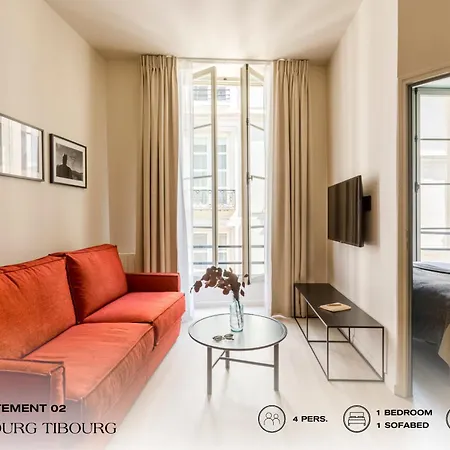 Beauquartier - Marais, Bourg Tibourg Apartment Paris Exterior photo
