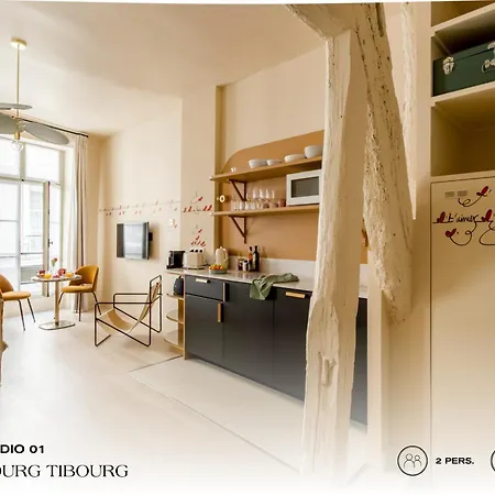 Beauquartier - Marais, Bourg Tibourg Apartment Paris Exterior photo