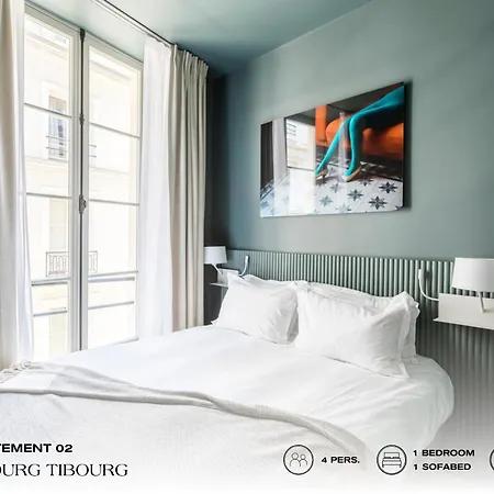 Beauquartier - Marais, Bourg Tibourg Apartment Paris Exterior photo