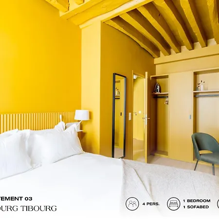 Beauquartier - Marais, Bourg Tibourg Apartment Paris Exterior photo