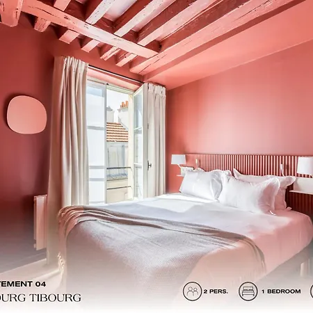 Beauquartier - Marais, Bourg Tibourg Apartment Paris Exterior photo