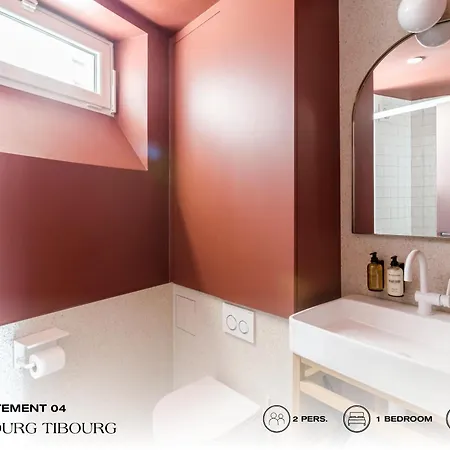 Beauquartier - Marais, Bourg Tibourg Apartment Paris Exterior photo