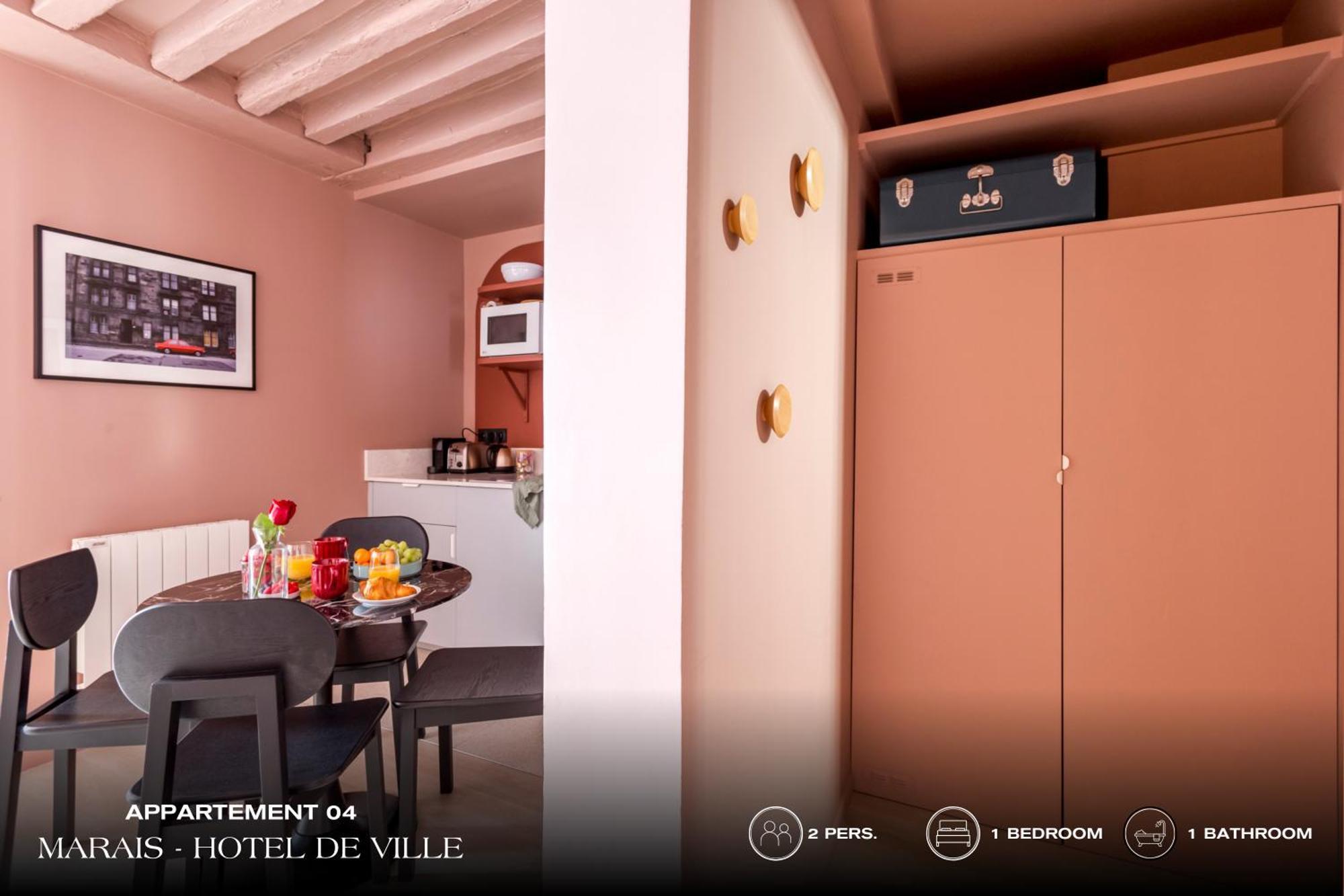 Appartement Beauquartier - Marais, Bourg Tibourg *