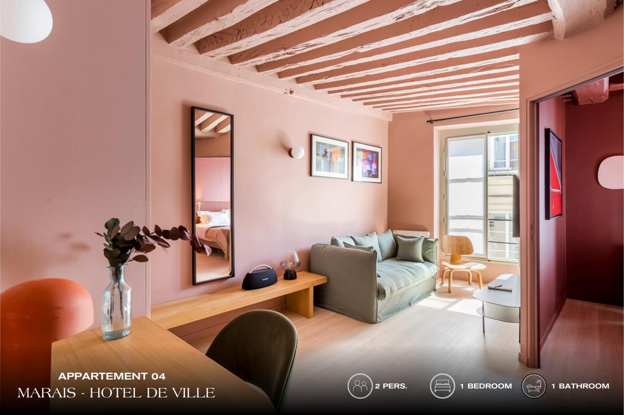 Beauquartier - Marais, Bourg Tibourg Appartement Parijs