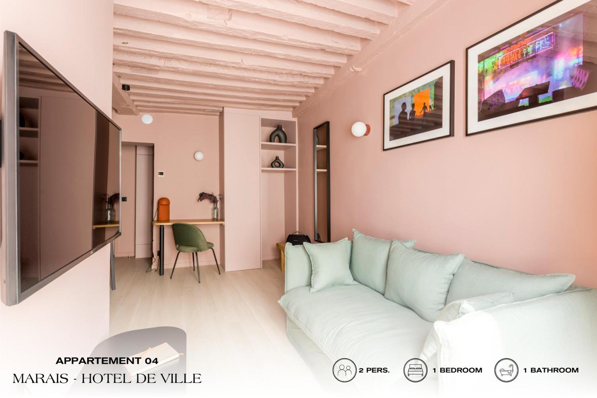 Beauquartier - Marais, Bourg Tibourg Appartement *