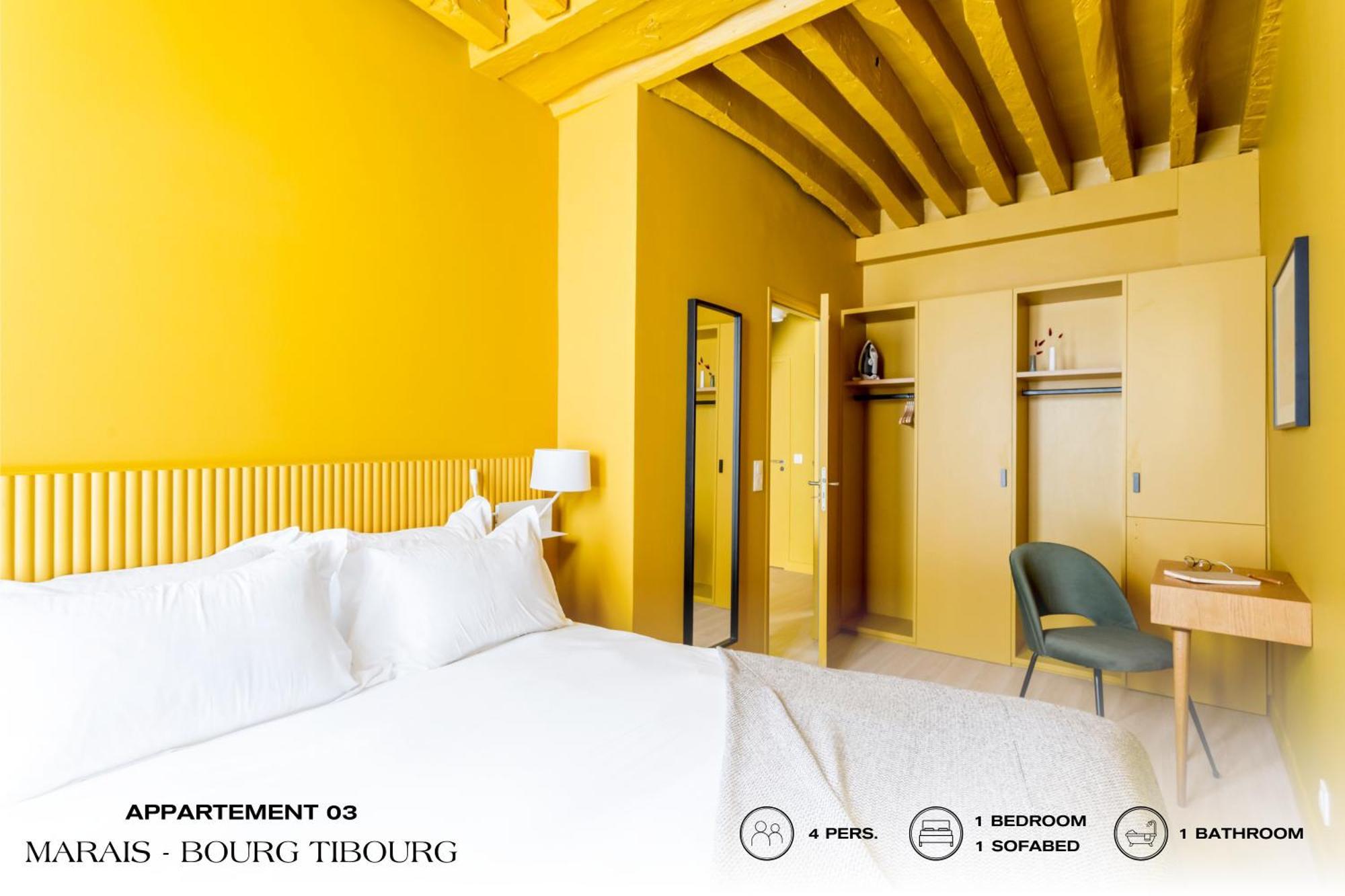Beauquartier - Marais, Bourg Tibourg Appartement *
