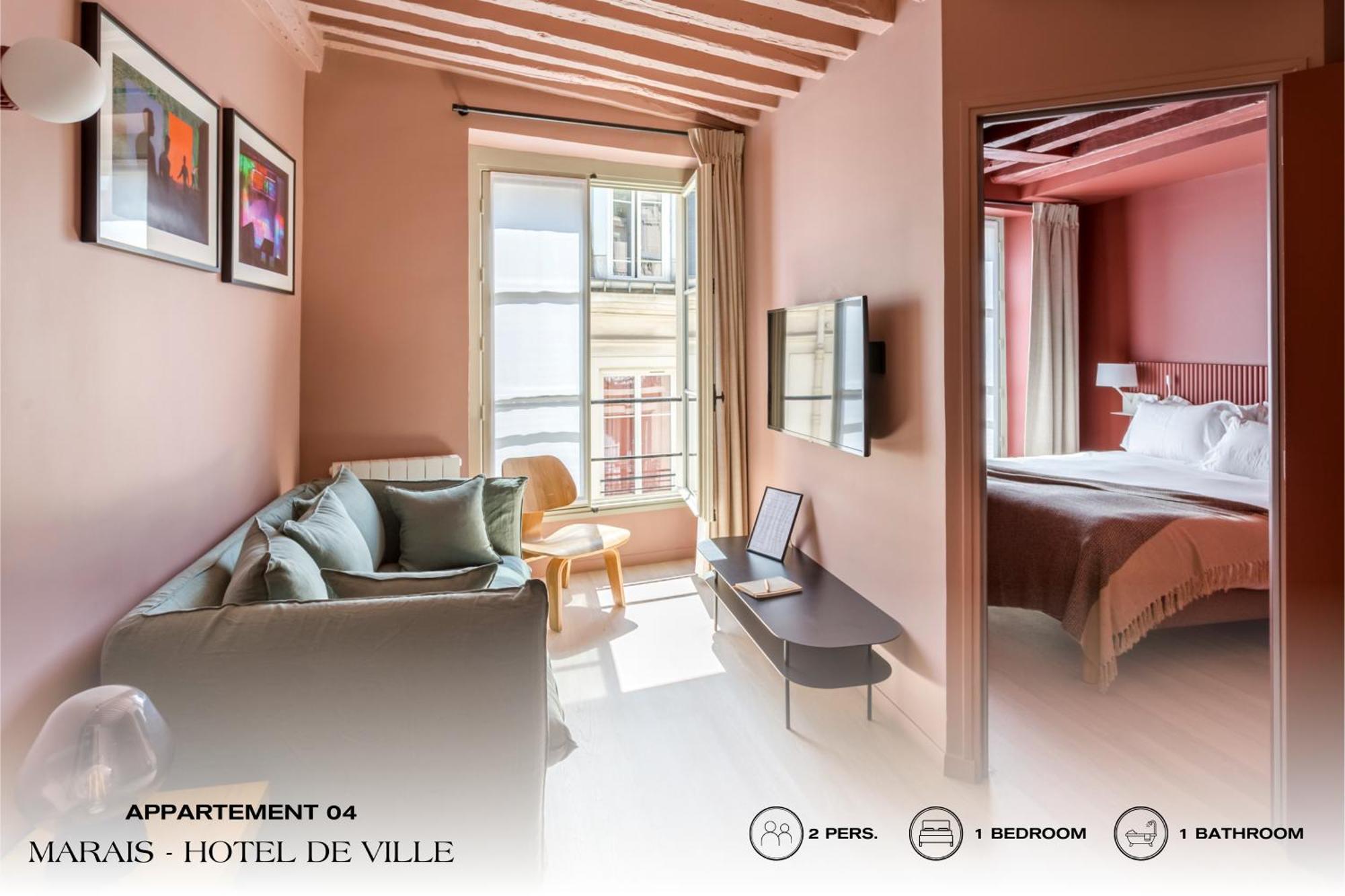 Appartement Beauquartier - Marais, Bourg Tibourg Parijs