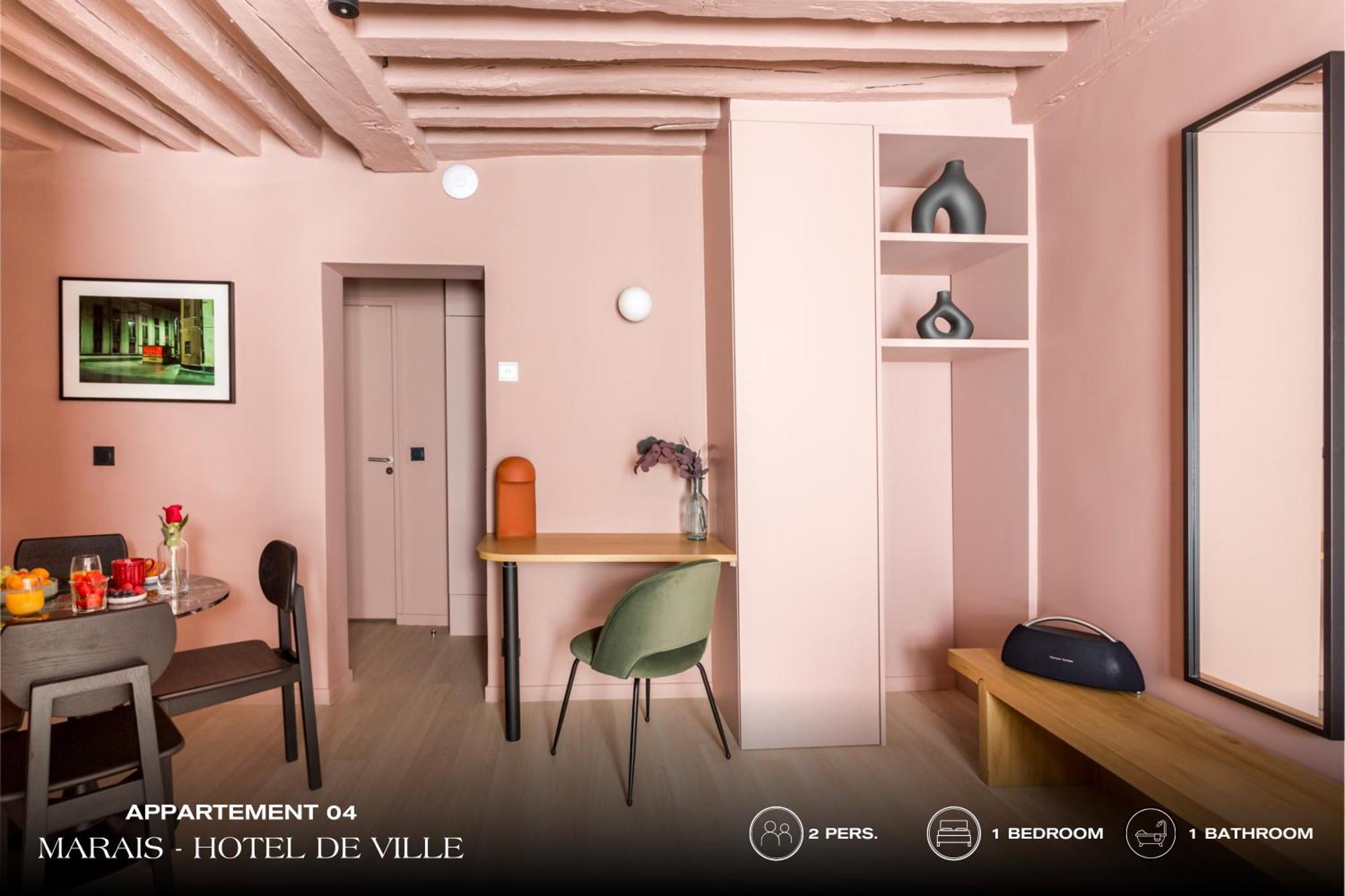 Appartement Beauquartier - Marais, Bourg Tibourg Parijs